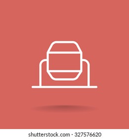 concrete mixer icon