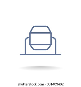 concrete mixer icon