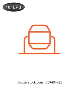concrete mixer icon