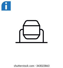 concrete mixer icon