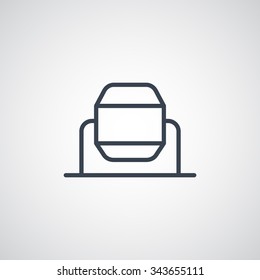 concrete mixer icon