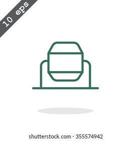 concrete mixer icon