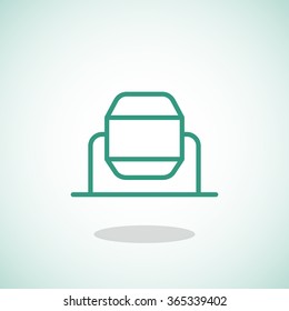 concrete mixer icon