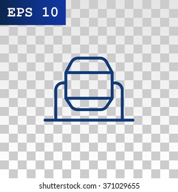 concrete mixer icon