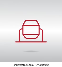 concrete mixer icon