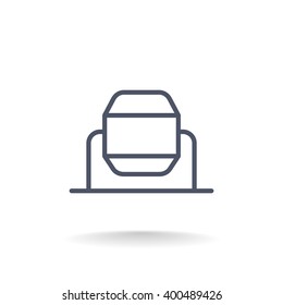 concrete mixer icon