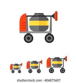 Concrete mixer icon