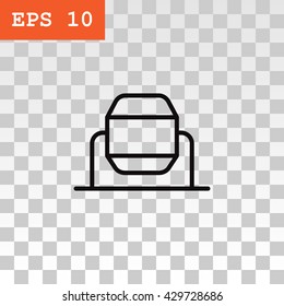Concrete mixer icon