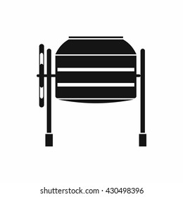 Concrete mixer icon