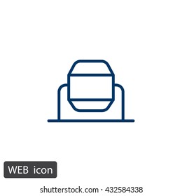 Concrete mixer icon