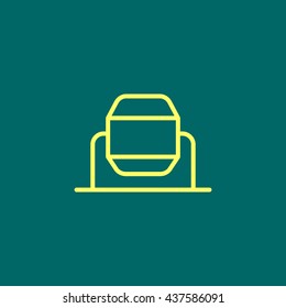 Concrete mixer icon