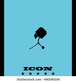 Concrete mixer icon.
