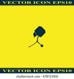 Concrete mixer icon.