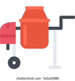 concrete mixer icon