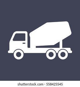 concrete mixer icon