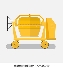 Concrete Mixer Icon.