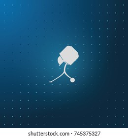 Concrete mixer icon.