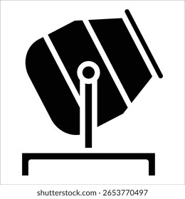 Concrete Mixer Icon Element For Design