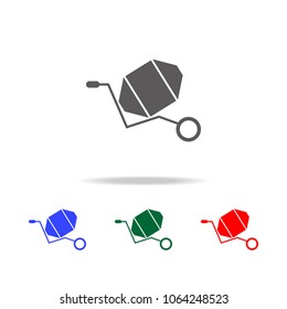 Concrete mixer icon. Elements of construction tools multi colored icons. Premium quality graphic design icon. Simple icon for websites, web design, mobile app, info graphics on white background