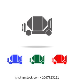 Concrete mixer icon. Elements of construction tools multi colored icons. Premium quality graphic design icon. Simple icon for websites, web design, mobile app, info graphics on white background