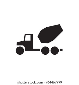 concrete mixer icon illustration isolated vector sign symbol