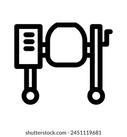 concrete mixer icon or logo isolated sign symbol vector illustration - high quality black style vector icons
