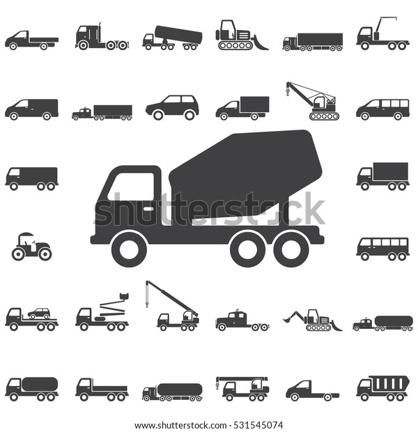 concrete mixer icon. Transport icons universal set\
for web and mobile