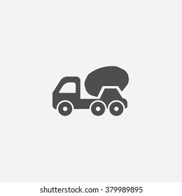 concrete mixer Icon Vector