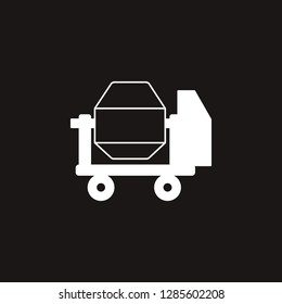 concrete mixer icon. concrete mixer vector design. sign design