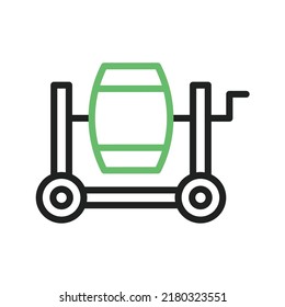 Concrete Mixer icon vector image. Can also be used for Construction Tools. Suitable for mobile apps, web apps and print media.