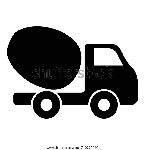 concrete mixer truck 
icon