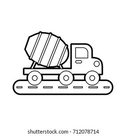 concrete mixer truck with special equipment construction machinery