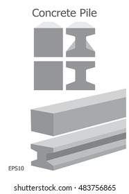 concrete pile