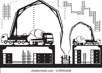 コンクリートポンプ の画像 写真素材 ベクター画像 Shutterstock