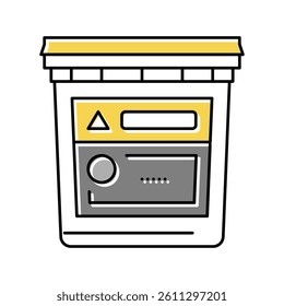 concrete tool repair color icon vector. concrete tool repair sign. isolated symbol illustration