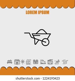 concrete trolley icon