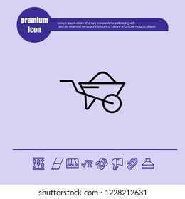 concrete trolley icon