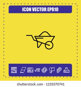 concrete trolley icon