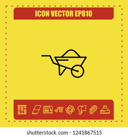 concrete trolley icon