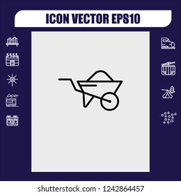 concrete trolley icon