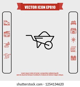 concrete trolley icon