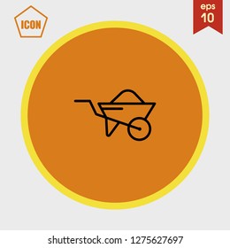 concrete trolley icon