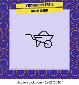 concrete trolley icon