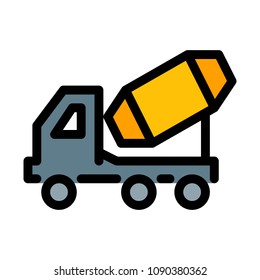 Concrete truck mixer
