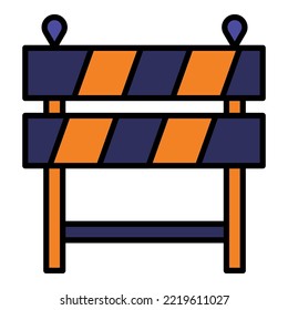 Concrete under construction icon for your website, logo, app, UI, product print. Concrete under construction concept filled line. Vector illustration icon