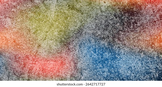 Concrete wall texture with colored plaster. Beautiful design facade painted plaster walls with small pits of various shapes.