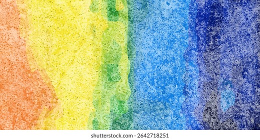 Concrete wall texture with colored plaster. Beautiful design facade painted plaster walls with small pits of various shapes.
