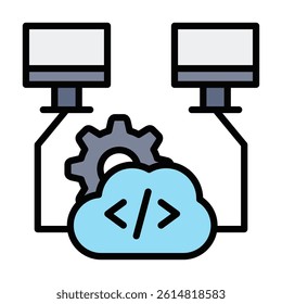 Concurrency Icon Element For Design