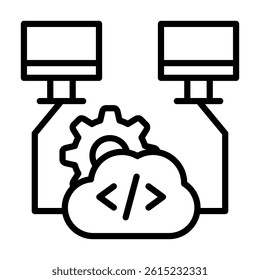 Concurrency Icon Element For Design