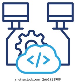 Concurrency Icon Element For Design